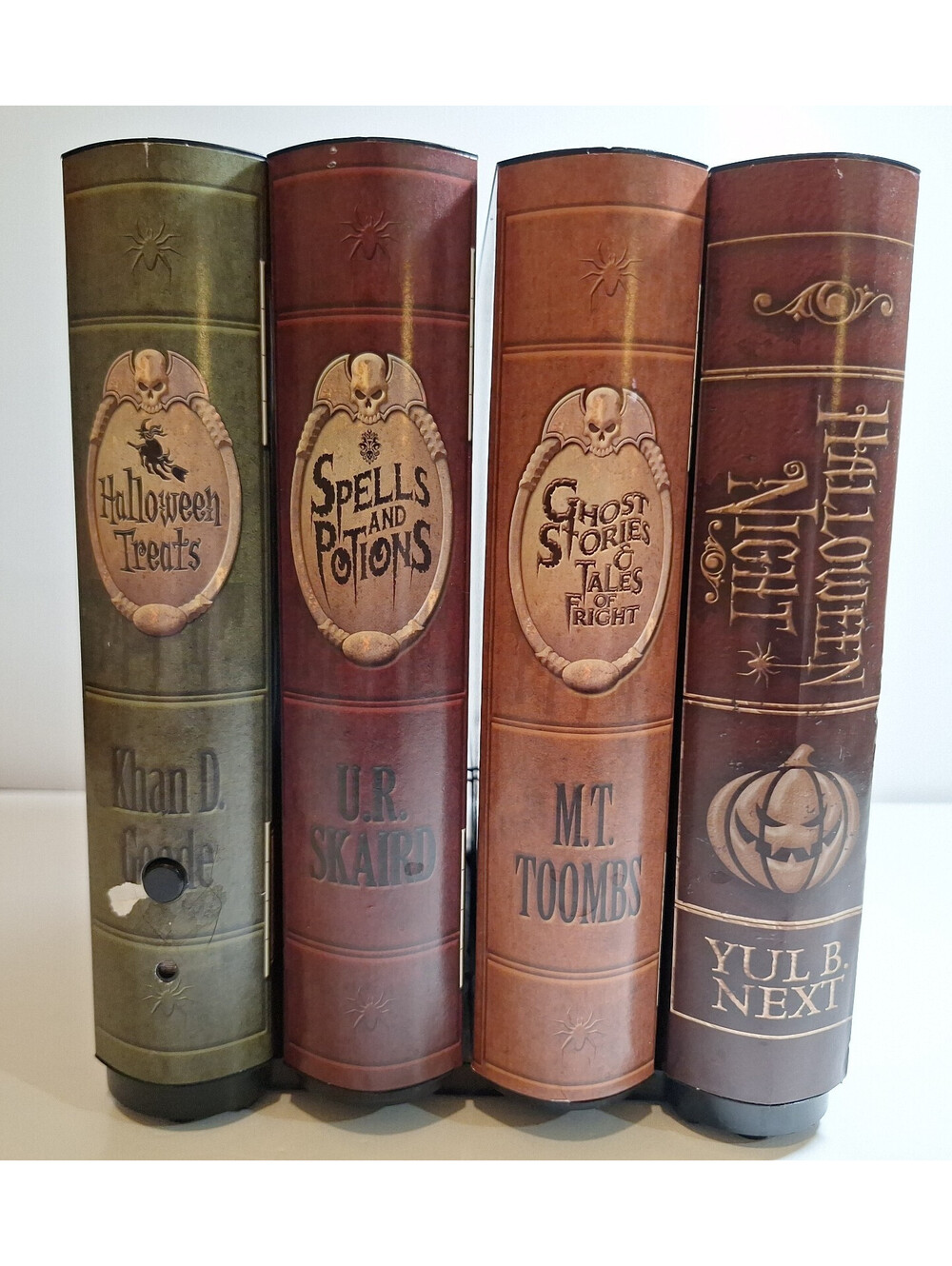 Gemmy Animated Moving Books Motion Sound Halloween Haunted Home Library Prop